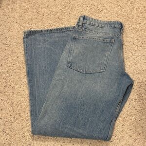 Zara Blue Flare & Wide Leg Jeans